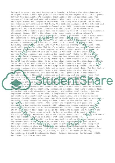 Research Proposal Approach