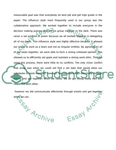 Management and SMART Goals for the Team