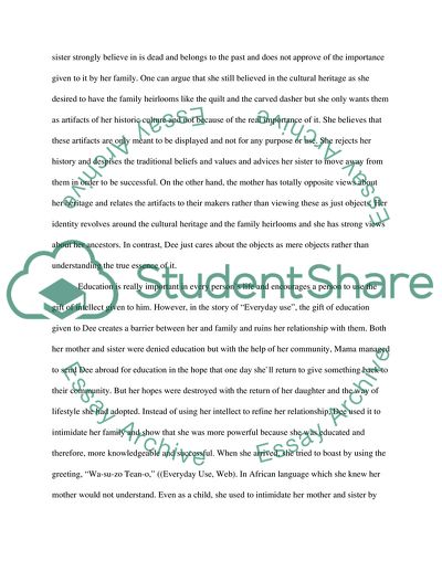 Everyday Use by Alice Walker