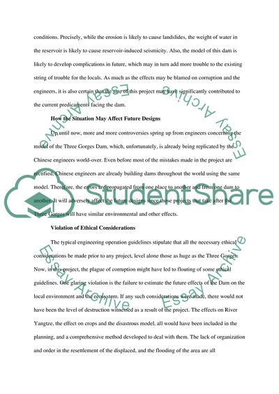 Engineering and Construction Issues that Surrounded the Three Gorges Project