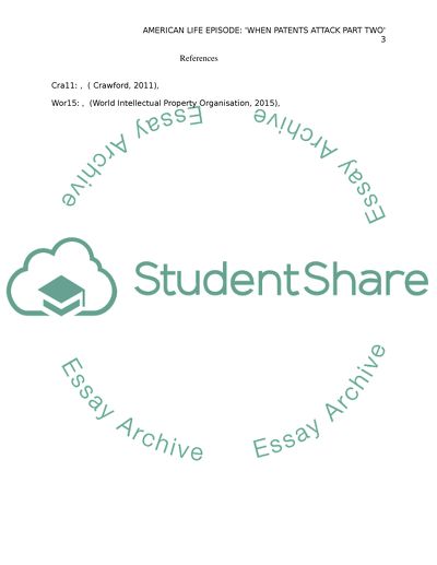 American Life Episode: When Patents Attack Part Two