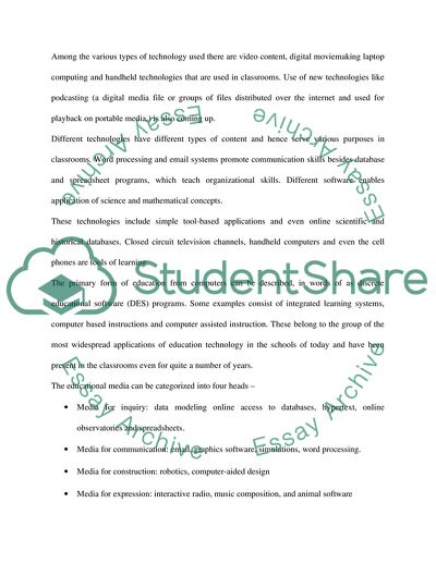 New Technology in Education