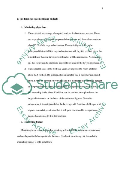 The Different Categories of the Targeted Market