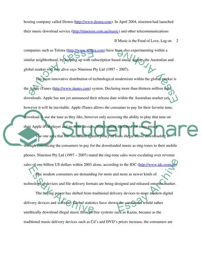 Music Market Peculiarities