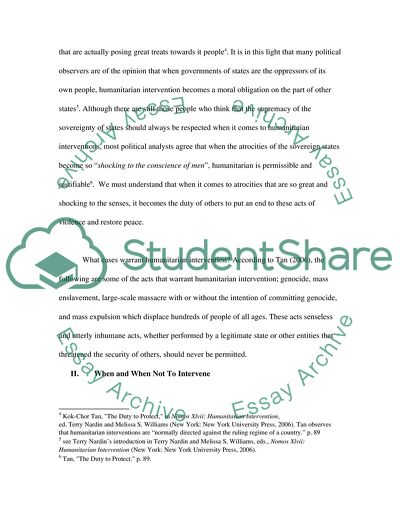 Understanding Why States Intervene in Some Humanitarian Cases and Not in Others
