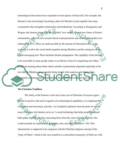 The Internet from Christian and Islamic Perspectives