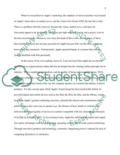 Reflect and evaluate Apples marketing principles & practices