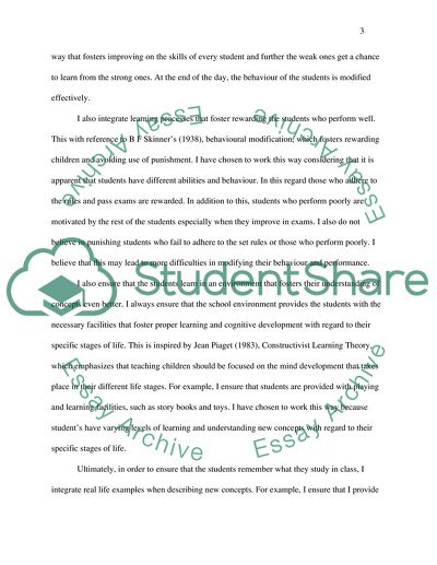 The Roles of Inclusive Teaching and Learning