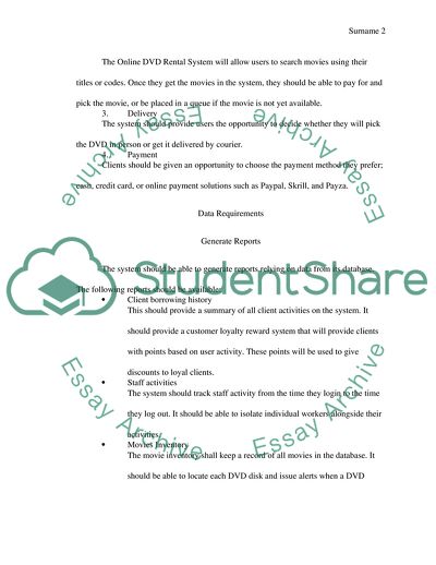 The Design and Prototype of Usable and Interactive On-line DVD Rental System