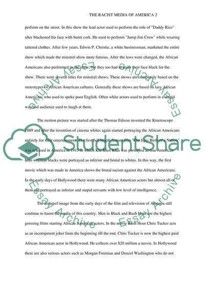 The racist media of America