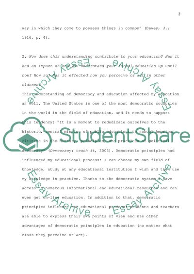 Democratic education policy image