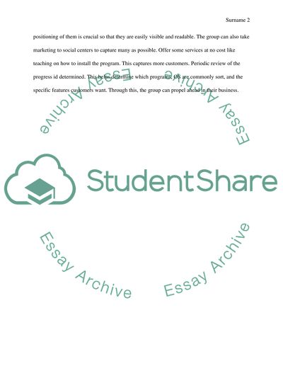 Programs Marketing for Laptops