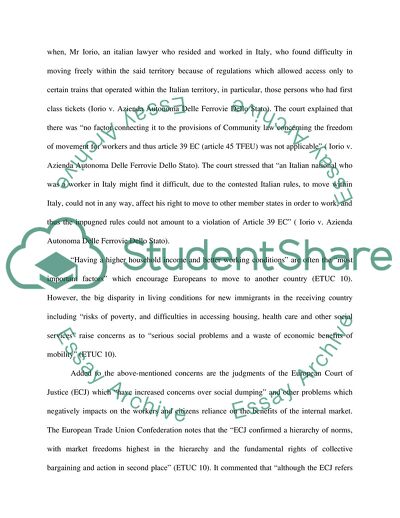 The Treaty on the Functioning of the European Union