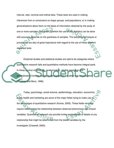 Research Methods and Statistics