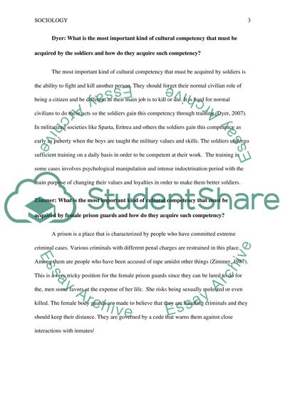 Social institutions and socialization