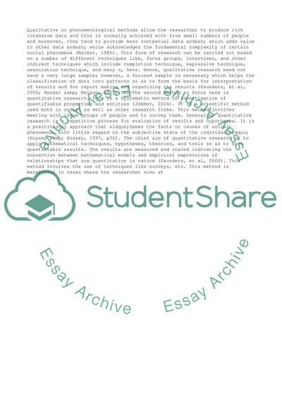 Research Methods for Business