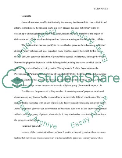 Lessons from the Rwandan Genocide