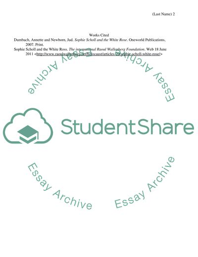 Sophie Scholl and the White Rose