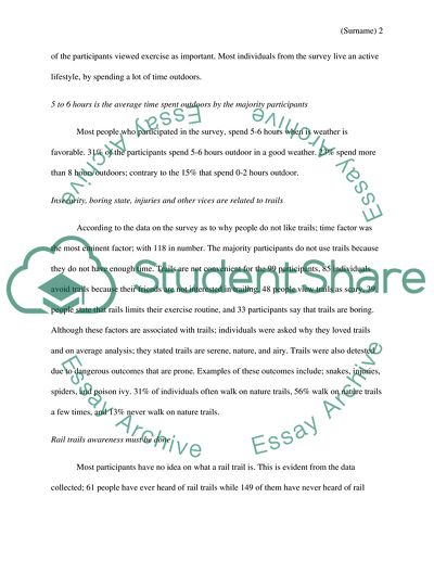 Analysis of a Survey Conducted on a Website