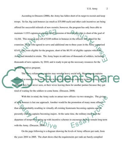 Organizational Behavior in the United States Army