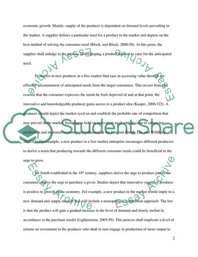 Strengths of a Market with Decentralized Resource Allocation