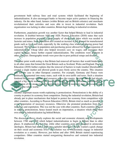 Development of Western Industrialization