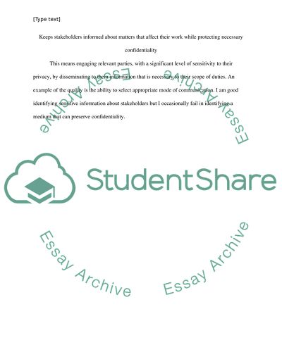 Communication - Audience Information Needs