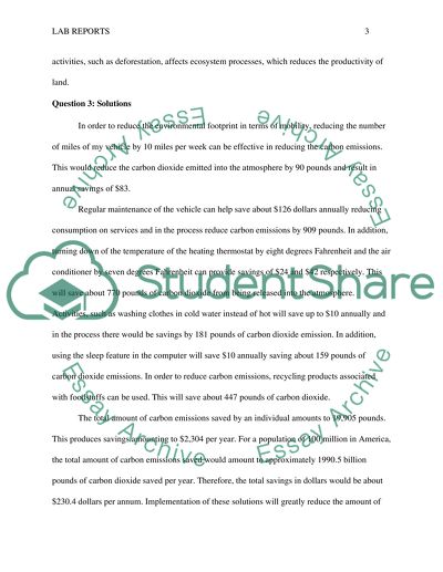 Environmental Footprint