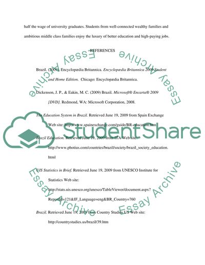 Language and Educational System of Brazil