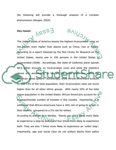 Problems with Minorities and Community Policing