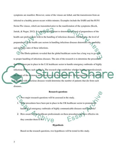 The Preparedness of the Healthcare System to Handle Epidemic Infectious Diseases