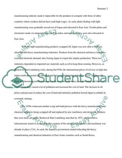 The Economic History of Japan