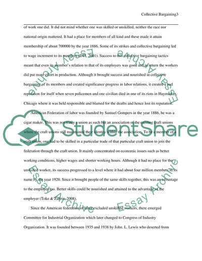 Collective Bargaining Assignment