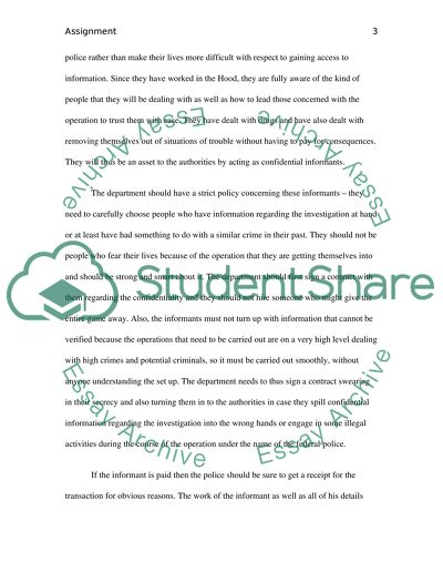 Little T.K. and Michele Confidential Informants