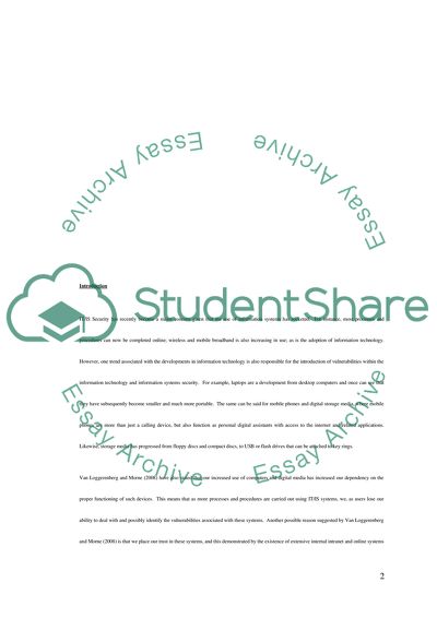 The Main Vulnerabilities Associated with IT/IS Security