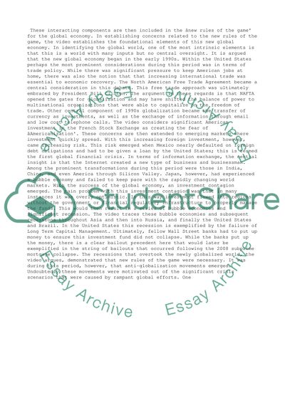 Commanding Heights: The New Rules of the Game