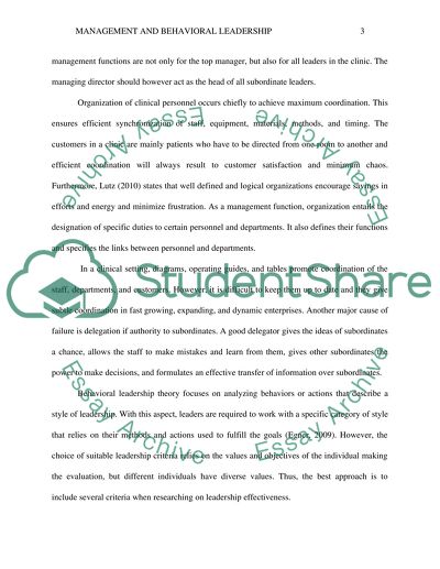 Scholarly paper related to observation and evaluation of Nursing manager role