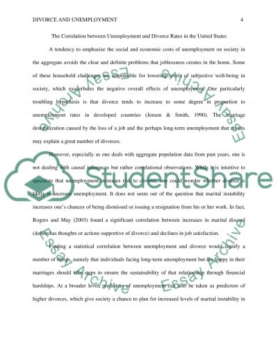 Divorce rates essay
