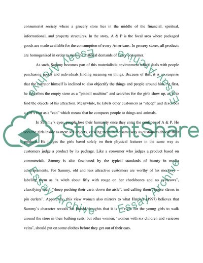 On American Consumerism: An Analysis of John Updikes A & P