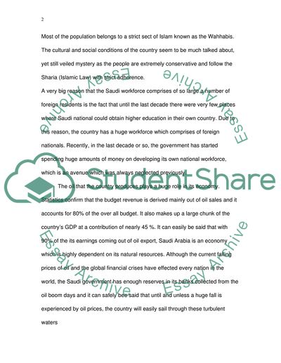 Greece & Saudi Arabia: A Comparative Analysis
