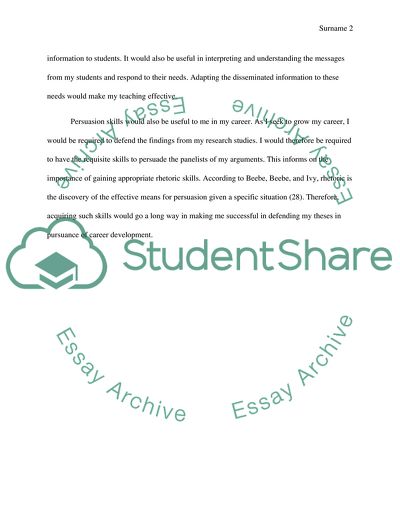 The Study of Communication