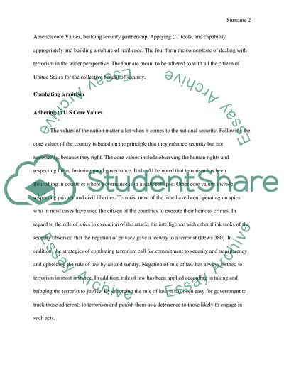 Definition of terrorism in United States