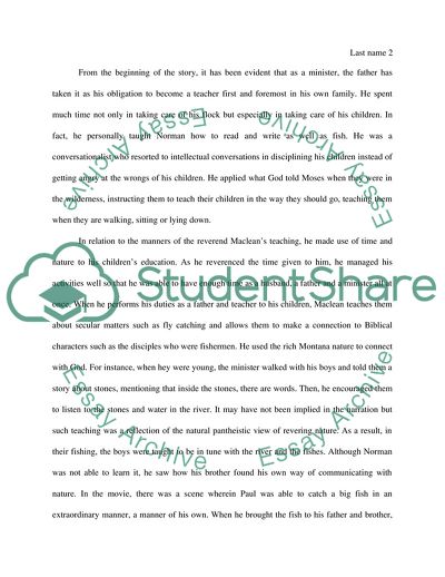 Taking a Lesson From A River Runs Through It