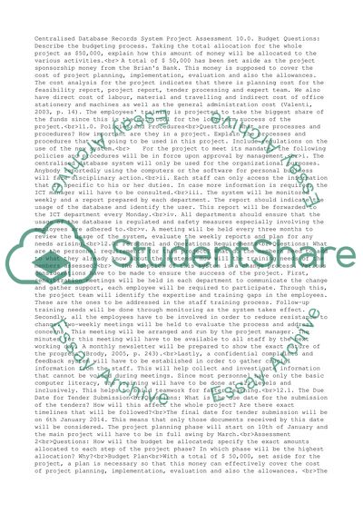 Plan or review administrative systems