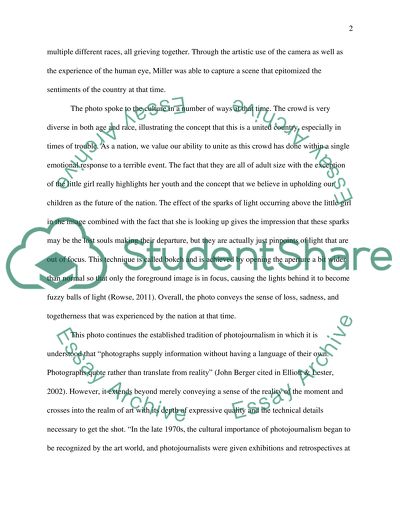 Discuss the photograph below with specifics to the assignment given