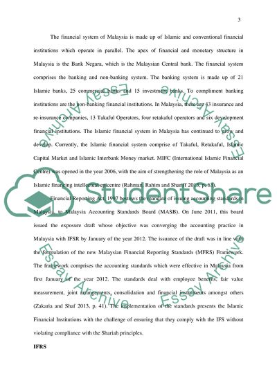 Adoption of IFRS in Malaysia