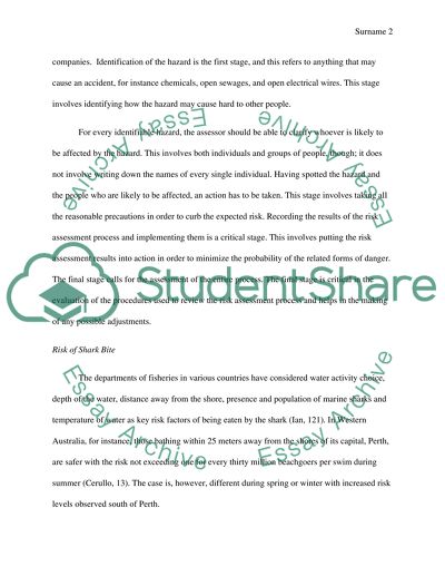 Risk assessment( example more likely to be killed by a falling air craft part or eaten by a shark)
