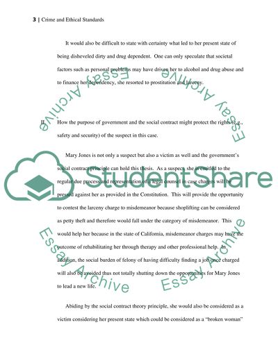 Crime and Ethical Standards