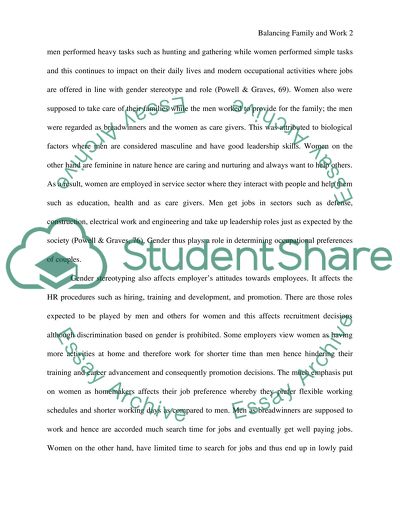 Men and women struggle with gender expectations when balancing family and work