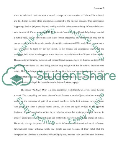 Movies and Psychology